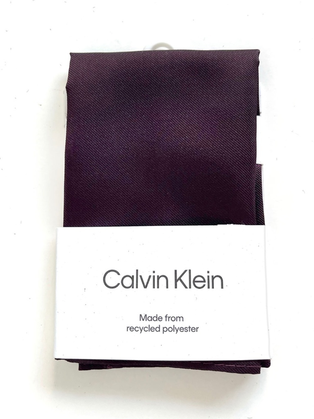 Calvin Klein Men's Burgundy Pocket Square